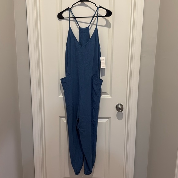 VNeck Cami Jogger Jumpsuit - Picture 2 of 2